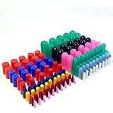 160pc Ultra High Temp Silicone Rubber Cap and Plug Kit for Powder Coating Custom Paint Supplies