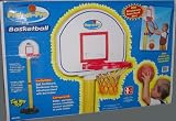 Play-N-Pro Basketball Plastic Set w/ Breakaway Slam Dunk Rim by Tim Mee Toy, Ages 2 and up.