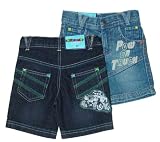 Toddler Boys' Denim Shorts with Monster Truck