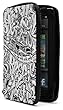 Punchcase Ace Zip Round Standing Case for Kindle Fire 'Graffiti' Black/White (will only fit Kindle Fire)
