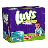Luvs Premium Stretch Diapers with Ultra Leakguards, Size 2 (12-18 Lbs), 228 Count