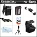 Essential Accessories Kit For Sony Cyber-Shot DSC-HX100V, DSC-HX200V Digital Camera Includes Extended (1000mAh) Replacement NP-FH50 Battery + Ac/Dc Travel Charger + Deluxe Case + Mini HDMI Cable + USB Reader + Screen Protectors + MicroFiber Cloth + More