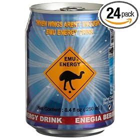Emu Energy  Drink, 8.4-Ounce Cans (Pack of 24)