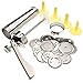 Sminiker Cookie Press Set Includes 20 shapes & 4 Decorating Tips