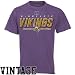 Minnesota Viking Vintage Roster II T Shirt by VF-Pigment Purple