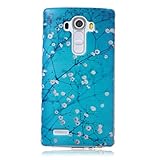 UNEXTATI LG G4 対応 ケース 衝撃吸収 高品質 TPU ハード カバー 超薄型 液晶保護 脱着簡単 LG G4用 Cover (ブルー #1)