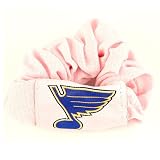 St. Louis Blues Pink Hair Scrunchie - Hair Twist - Ponytail Holder