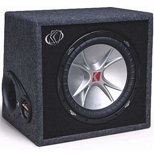 Kicker CompVR 07DCVR122 2-Ohm 2 Subwoofers In Vent Box