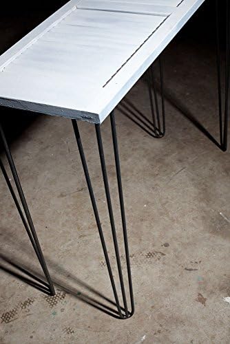 (Ship from USA) 28" 3-Rod Hairpin Legs - Set of 4 (Raw) 3/8" Dia. Cold Steel - DIY Table Legs .PACKNO-5R27G2-1C82HY2215