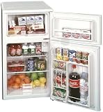 Summit CP36B 2.9 cu. ft. Compact Refrigerator with Manual Defrost, Dual Evaporator, Interior Light, Adjustable Thermostat and Flush Back Design: Black
