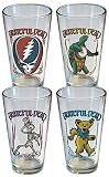 Grateful Dead/Pint Glass Set Retro 4-Pack