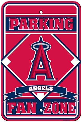 Parking Sign - MLB Baseball - Los Angeles Angels of Anaheim "Angels Fans Only"