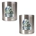 New England Patriots 2pc Stainless Steel Can Holder Set- Helmet Logo NFL Football