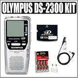 Olympus DS-2300 Digital Voice Recorder w/ Olympus Microphone Accessory Kit