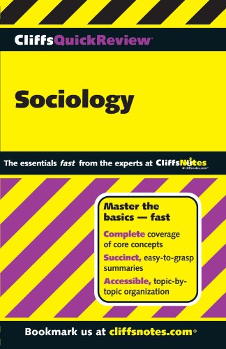 CliffsQuickReview Sociology (Cliffs Quick Review (Paperback))