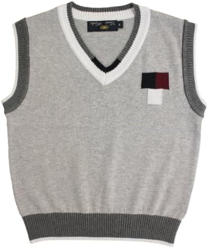 Viero Richi Boys V-neck Sleeveless Sweater Vest - Sizes 2-16