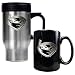 Atlanta Thrashers NHL Stainless Steel Travel Mug & Black Ceramic Mug Set - Primary Logo by Great American Products
