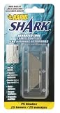 Rapid Tools RT00013 Rapid Shark Serrated Utility Knife  Blades with Built-in Dispensor Enviro-Pack, 25-Pack