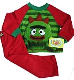 Yo Gabba Gabba Brobee Red Winter Pajamas 2 Piece Set
