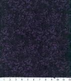 Calico Fabric-Small Floral Plum