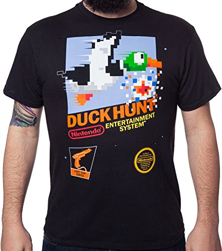 Nintendo Men's Duck Hunt T-Shirt Black