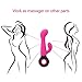 7 Functions G-Spot Massager for Women - Powerful Yet Silent Clitoral Stimulator Vibrator - Body Safe and Medical Grade Silicone Adult Sex Toys - A Great Item to Spice Up Our Intimacy (Rose & Black)