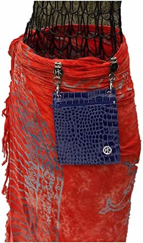 Hip Klip & Hip Purse (Navy Alligator Faux Leather) - now everything's handy!