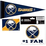 BUFFALO SABRES 3"X4" ULTRA DECAL WINDOW CLING