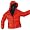 TAIGA Seymour 'DRY' 700 Goosedown Jacket - Women's Light & Silk-Soft Water-Resistant European Goosedown Hooded Jacket, Red, MADE IN CANADA, 8 (bust: 36