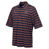 Men`s Illinois Fighting Illini Navy Striped Conference Polo