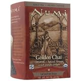 Numi Organic Spiced Assam Golden Chai Tea 18 Tea Bags by 