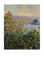 Especial Arte Lienzo Flower Beds at Vétheuil  Multicolor