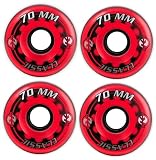 KRYPTONICS Longboard WHEELS CLASSIC RED 70mm CHEAP!