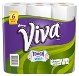Viva Paper Towels, Choose-a-Size, White, Big Roll, 6 rolls, Pack of 4, (24 Rolls)