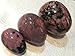 Set of 3 Natural Rhodonite Eggs Kegel Exercise Weights Texas Hidden Gems