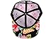 BK Caps Flat Bill Floral Snapback Hats (Black Flower) - 21473
