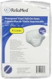 Extra Protection Waterproof Soft Vinyl Pull On Under Pants 3 Pk.