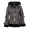 Hell Bunny Jacke IRENE COAT black/white