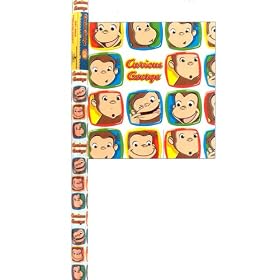 Curious George - Movie Party Supplies - Gift Wrap by prettypartyplace
