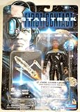 1996 - Playmates - Paramount - Star Trek First Contact - Lt. Cmdr. Geordi LaForge (Chief Engineeer) - 4.5 Inch Action Figure - Exclusive Mini Movie Poster - Starfleet Gear - New - Mint - Limited Edition - CollectibleIMAGE
