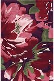 Lavish Area Rug Ii, 26"x8 RUNNER, EGGPLANT