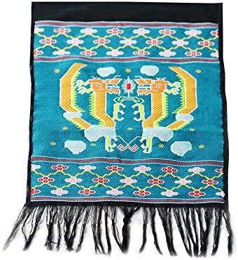 Congyixuan Oriental Traditional Wall Decor Tapestry with Two Flying Dragons Playing with Balls