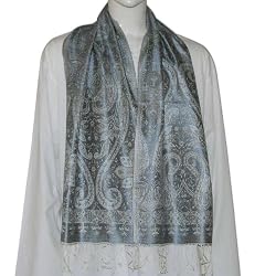 Men Outerwear Neck Scarf Silk Clothing 12 x 60 inches (ssmf044)