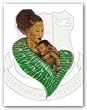 My Legacy - AKA Alpha Kappa Alpha by Johnny Myers 12"x16" Art Print Poster