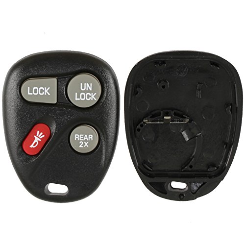 Discount Keyless Replacement Shell Case and Button Pad Compatible with ABO1502T, L2C0005T, 16245100