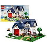 Lego Year 2010 Creator Series 3 in 1 Building Set #5891 - APPLE TREE HOUSE (or Tall Townhouse or Summer House) with Mail Box, Lawnmower, Outdoor Light, Water Tap in the Garden and Much More (Total Pieces: 539)