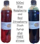 Blue & Red Slush Syrup 1litre (2x500m...