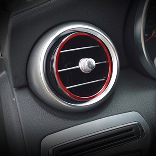 C-Class W205 front air conditioning blowing cover seven set (Red)
