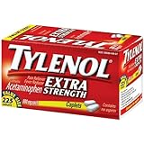 Tylenol Acetaminophen Extra Strength (500 mg), 225-Count Cool Caplets (Pack of 2)