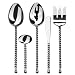 Kitchen & Housewares : Gourmet Settings Silver Tear 5 pc Stainless Steel Hostess Set